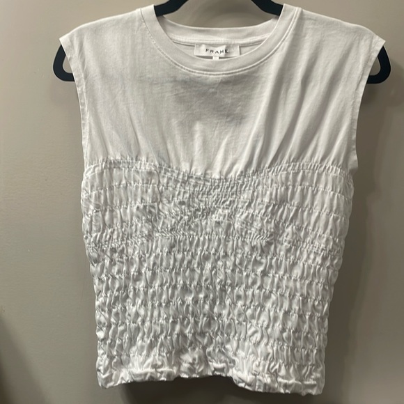 Frame smocked corset muscle shirt - Picture 2 of 5